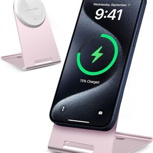 Pink Wireless Charging Stand